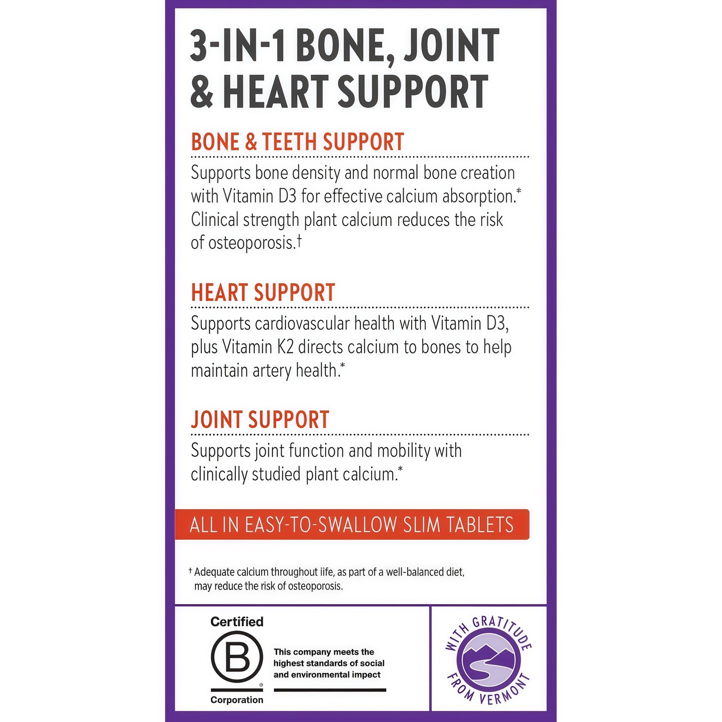 Bone Strength Take Care™ Slim Tablets